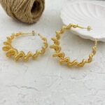 گوشواره زنانه مدل حلقه کد E5704