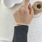 دستبند زنانه مینیمال بنگل مدل البرنادو کد B5442