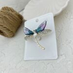 گل سینه زنانه مدل سنجاقک کد G4106