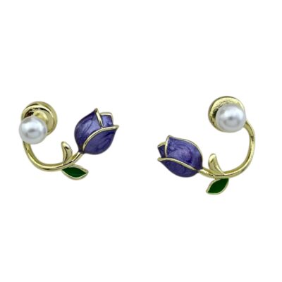 گوشواره زنانه مدل گل کد E5867