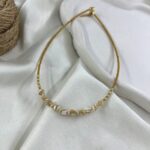 گردنبند زنانه مهره ای تابستانی مدل سنگ کد N5276