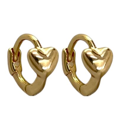 گوشواره زنانه ژوپینگ مدل قلب کد E6268