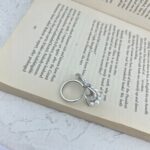انگشتر زنانه مدل پاپیون کد R4653