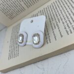 گوشواره زنانه مدل مربع کد E5140