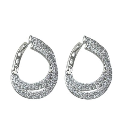 گوشواره زنانه ژوپینگ مدل جواهری کد E6278
