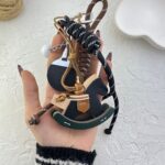 آویز کیف چارم بگ سگ چوبی کد J4116