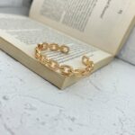 دستبند النگویی زنانه ژوپینگ مدل زنجیری کد B4592