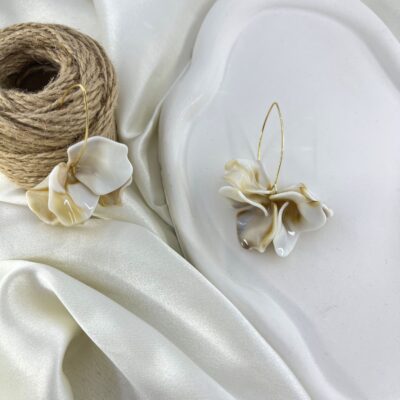 گوشواره زنانه مدل رزین کد E6375