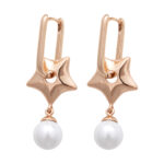 گوشواره زنانه ژوپینگ مدل ستاره مروارید کد E5436