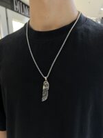 گردنبند مردانه مدل بال هوروس کد Men0018