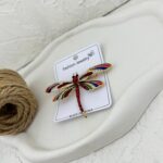 گل سینه زنانه مدل سنجاقک کد G4026