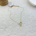 گردنبند زنانه ژوپینگ مدل حلقه کد N5145