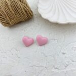 گوشواره زنانه مدل فانتزی طرح قلب کد E5682