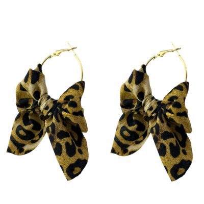 گوشواره زنانه مدل پلنگی کد E6331
