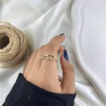انگشتر زنانه مدل پیچ کد R51824