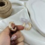 گوشواره زنانه ژوپینگ مدل حلقه ای کد E6505