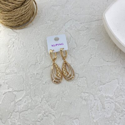 گوشواره زنانه ژوپینگ مدل پیچ کد E6287
