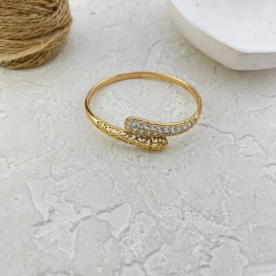 دستبند زنانه ژوپینگ بنگل مدل جواهری کد B5413