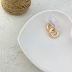 گوشواره زنانه ژوپینگ مدل دایره کد E6097