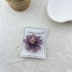 گل سینه زنانه مدل گل پارچه ای کد G4133