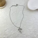 گردنبند زنانه مدل پاپیون کد N5186