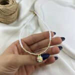 گردنبند زنانه مهره ای تابستانی مدل گل کد N5267