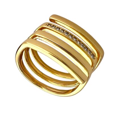 انگشتر زنانه ژوپینگ خطی کد R4953