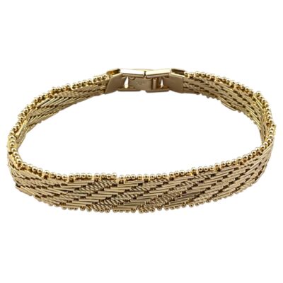 دستبند زنانه ژوپینگ طرح طلا کد B5426