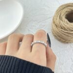 انگشتر زنانه مدل مروارید کد R51722