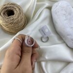 گوشواره زنانه ژوپینگ مدل جواهری کد E6471