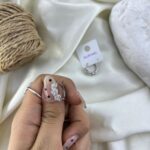 گوشواره زنانه ژوپینگ مدل قلب کد E6485