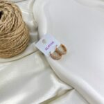 گوشواره زنانه ژوپینگ مدل جواهری کد E6350