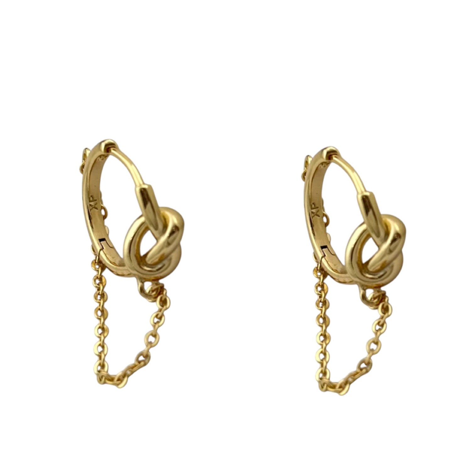 گوشواره-زنانه-ژوپینگ-مدل-گره-ای-کد-E5917-1 گوشواره زنانه ژوپینگ مدل گره ای کد E5917