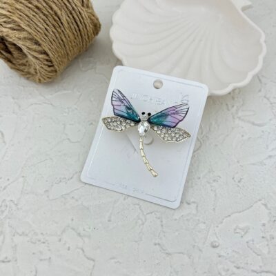 گل سینه زنانه مدل سنجاقک کد G4106