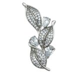 گل سینه زنانه ژوپینگ مدل گل برگ کد G4181