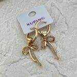 گوشواره زنانه ژوپینگ مدل پاپیون کد E6284