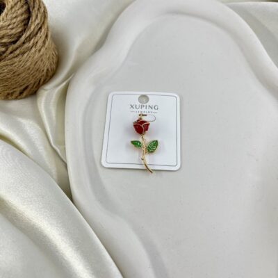 گردنبند زنانه ژوپینگ پلاک مدل گل کد N5209