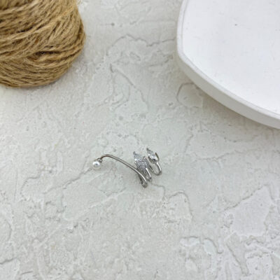 گوشواره زنانه ایرکاف مدل مروارید کد E6139
