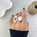 انگشتر زنانه مدل اینه ای کد R51766