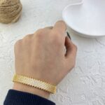 دستبند زنانه بنگل مدل جواهری کد B5407