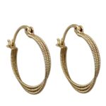 گوشواره زنانه ژوپینگ مدل دایره کد E5954