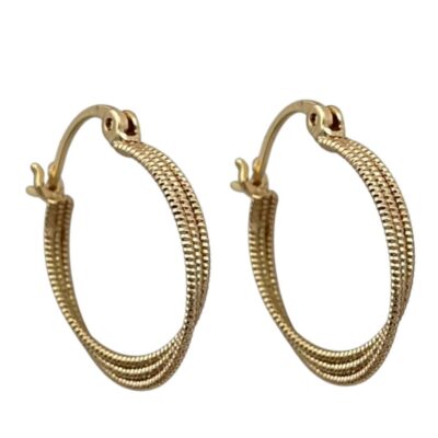 گوشواره زنانه ژوپینگ مدل دایره کد E5954