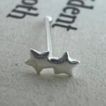پیرسینگ بینی زنانه مدل ستاره کد P4718