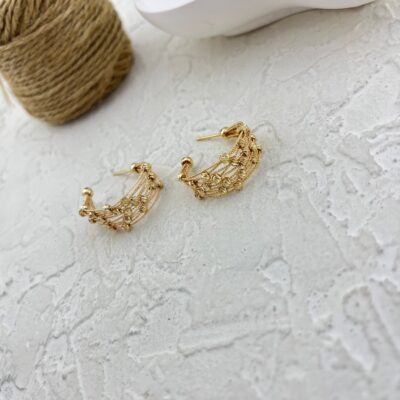 گوشواره زنانه البرنادو توپی کد E6074