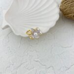 انگشتر زنانه مدل میناکاری رنگی گل و مروارید کد R4998