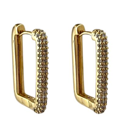 گوشواره زنانه ژوپینگ مدل جواهری کد E5999