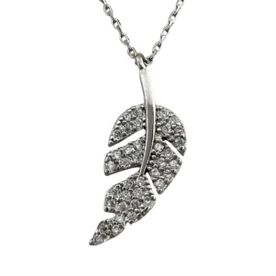 گردنبند زنانه مدل برگ کد N4721