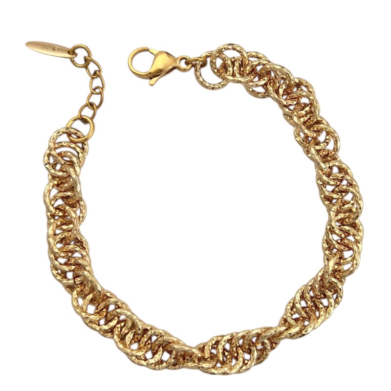 دستبند-زنانه-ژوپینگ-طرح-طلا-کد-5075-B-1 دستبند زنانه ژوپینگ طرح طلا کد 5075 B