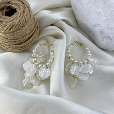 گوشواره زنانه مدل مروارید کد E6425