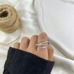 انگشتر زنانه ژوپینگ مدل جواهری کد R51839